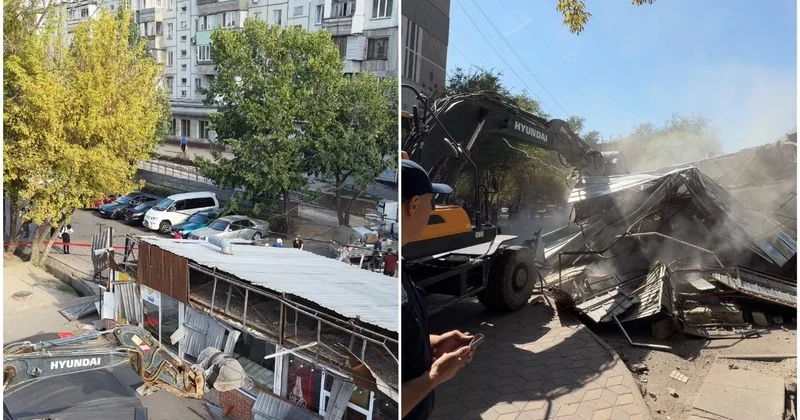 Остановочный комплекс с магазинами и кафе сносят в Алматы