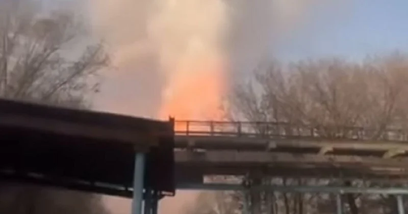 Мощный взрыв на фосфорном заводе испугал жителей Тараза: видео попало в соцсети