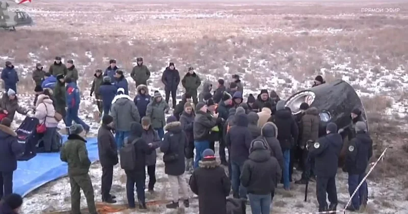 Союз МС 27 Қазақстан даласына қонды