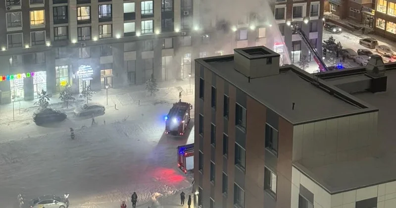 Астанада Гамма тұрғын үй кешенінен өрт шықты