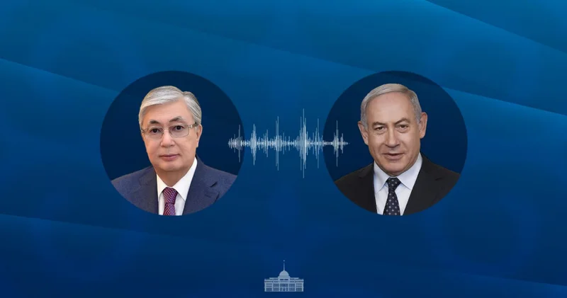 Қасым Жомарт Тоқаев Израиль Премьер министр Биньямин Нетаньяхумен телефон арқылы сөйлесті