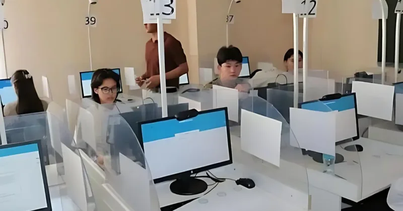 Январское ЕНТ стартовало в Казахстане