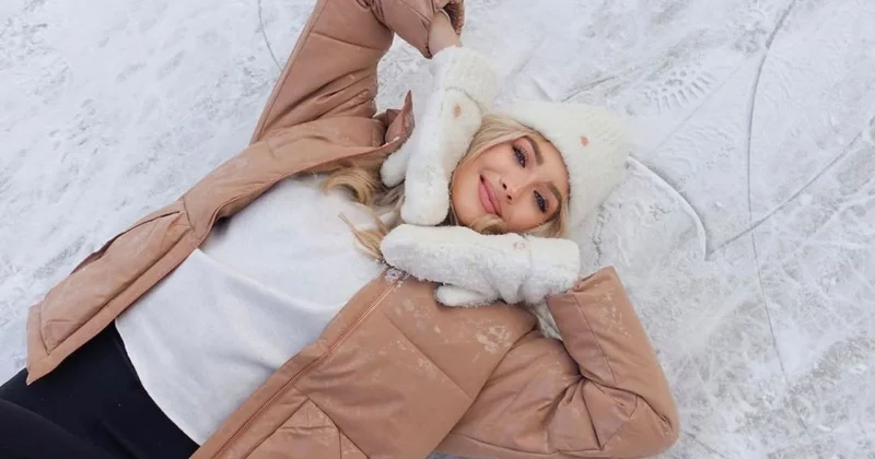 Ангел : звезда танцев на льду Софья Леонтьева поделилась зимней фотосессией