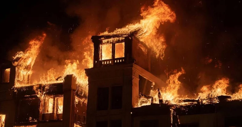 Қаскөй ішінде адамдары бар мейрамхананы өртеп, есігін құлыптап кеткен