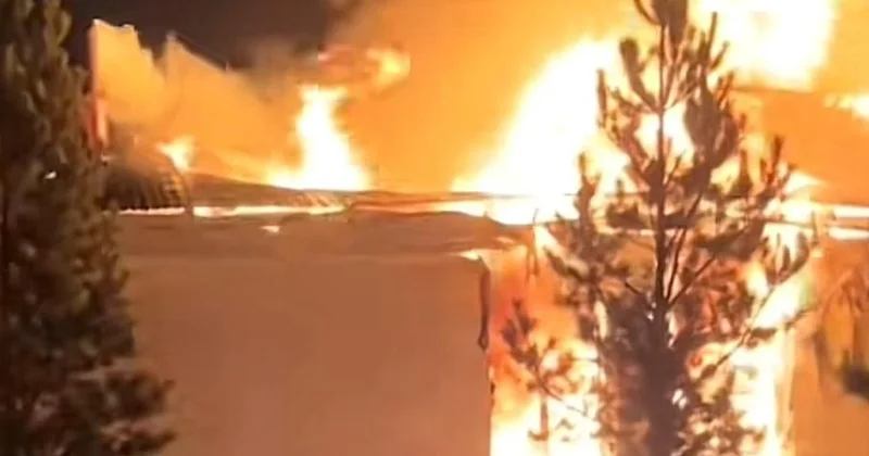 СҚО да 70 жыл бұрын салынып, намазхана ретінде қолданылған ғимарат өртенді