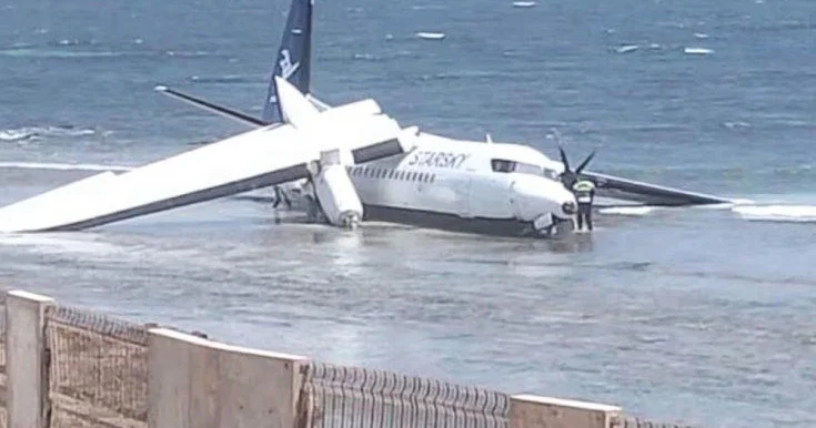 Самолет упал в океан сразу после вылета из Сомали