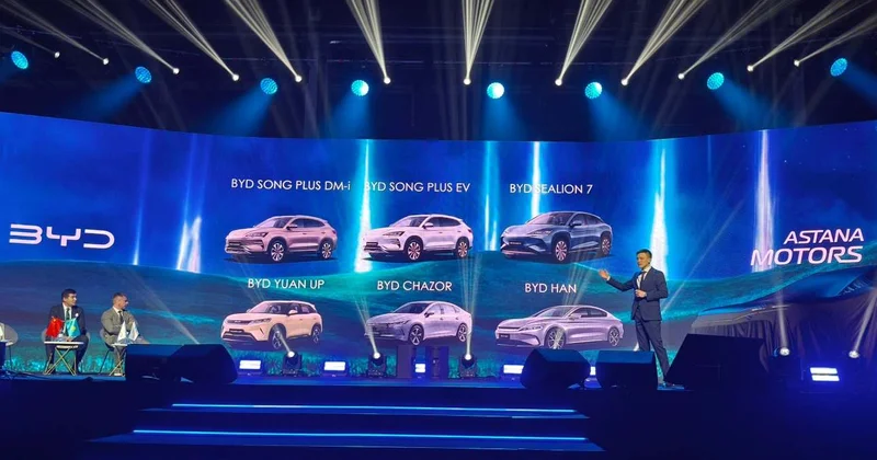 2025 жылы Қазақстандағы ресми дилллерлері 3 245 дана BYD сатты