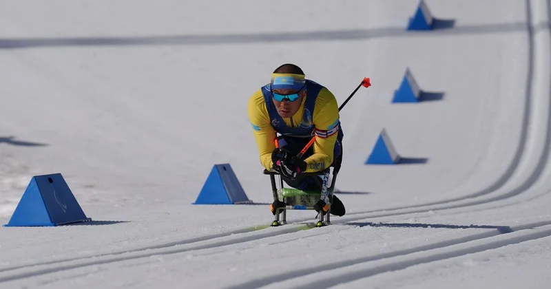Казахстанец Ербол Хамитов впервые выиграл медаль зимней Паралимпиады