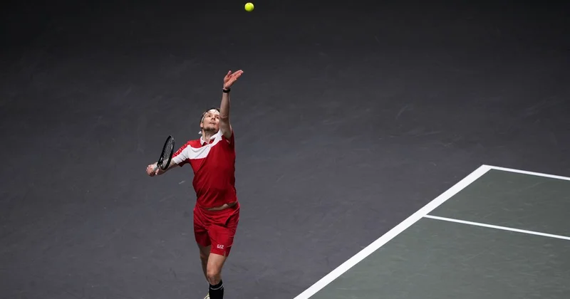 Александр Бублик завершил выступление на Мастерсе в Индиан Уэллсе