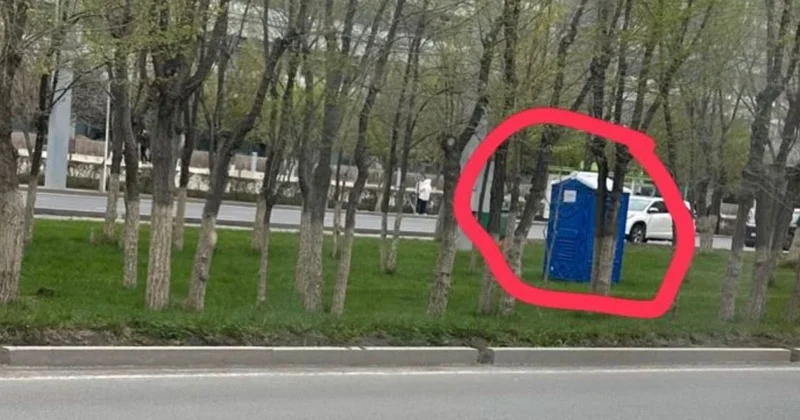 Жасыл аймақтың қақ ортасындағы биодәретхана: Атырау қаласында ерекше нысан пайда болды