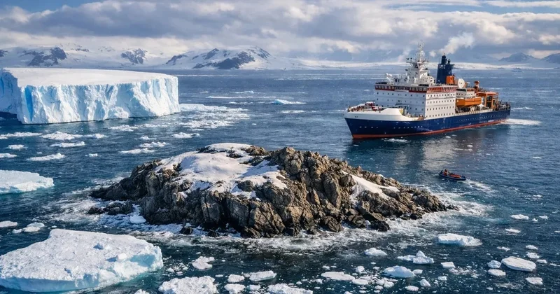 Антарктикада бұрын беймәлім болып келген арал табылды