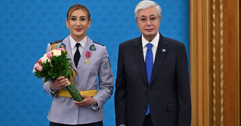 Служба в полиции это призвание : капитан СОБР о награде от Токаева