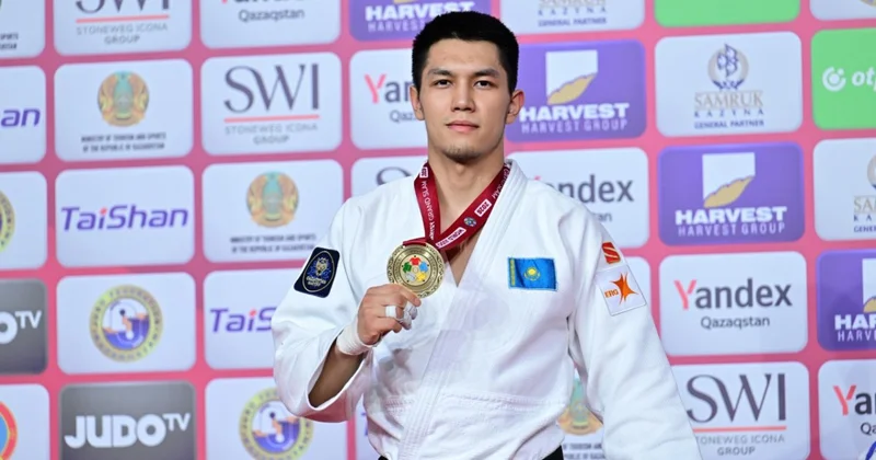Жалгас Кайролла эмоционально прокомментировал свою победу на Grand Slam в Астане
