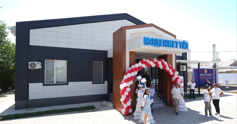 Түркістан облысында кітапханасы бар екі жаңа мәдениет үйі ашылды