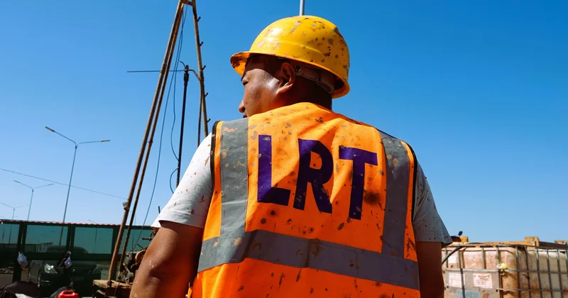 Астанада жаңа LRT құрылысы байқалды: фото