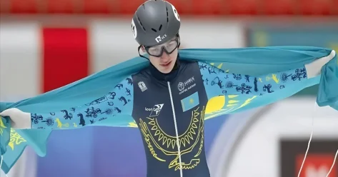 Астанчанин завоевал две золотые медали на Кубке мира по шорт треку