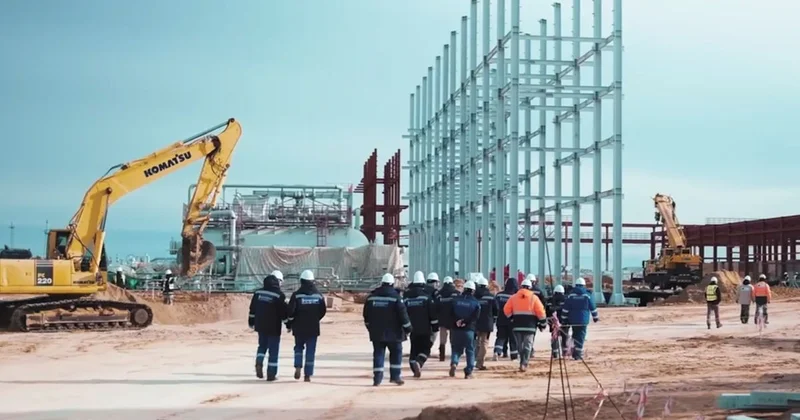 Қашағандағы ГӨЗ: түтін құбырлары орнатылды​, іргетасын бетондау жұмыстары​ жүріп жатыр