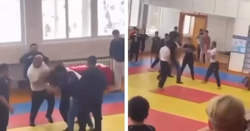 Балалар жарысында бапкерлер төбелес шығарды