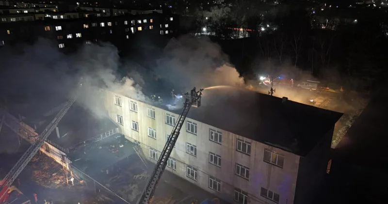 Алматыда балалар үйі өртенді: қазіргі жағдай