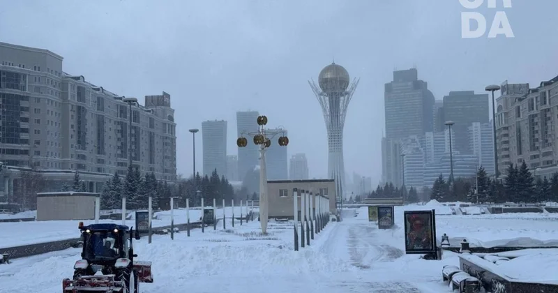 В Астане школьники из за мороза ушли на дистанционку