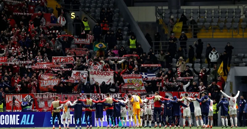 Астана Арену заполнили на 65% на матче Кайрата и Олимпиакоса в Лиге чемпионов