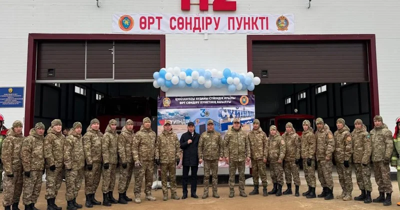 Атырау облысының шалғай ауылында жаңа өрт сөндіру пункті іске қосылды