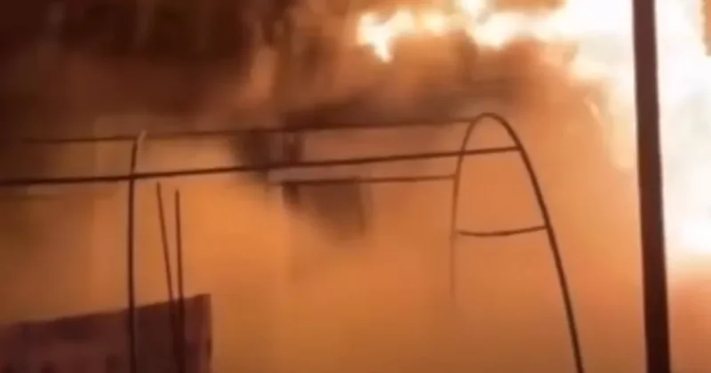 Пожар со взрывом произошёл в частном доме Семея