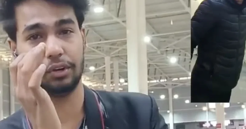 Жители Шымкента довели иностранца до истерики из за съёмки на рынке