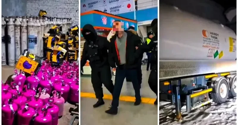 Ресейден Қазақстанға екі цистерна және мыңан аса көніл көтеретін газ баллонын заңсыз тасымалдаған