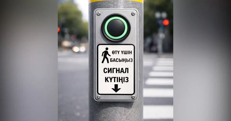 Атырауда жаяу жүргіншілерге арналған батырмалы бағдаршамдар іске қосылмақ