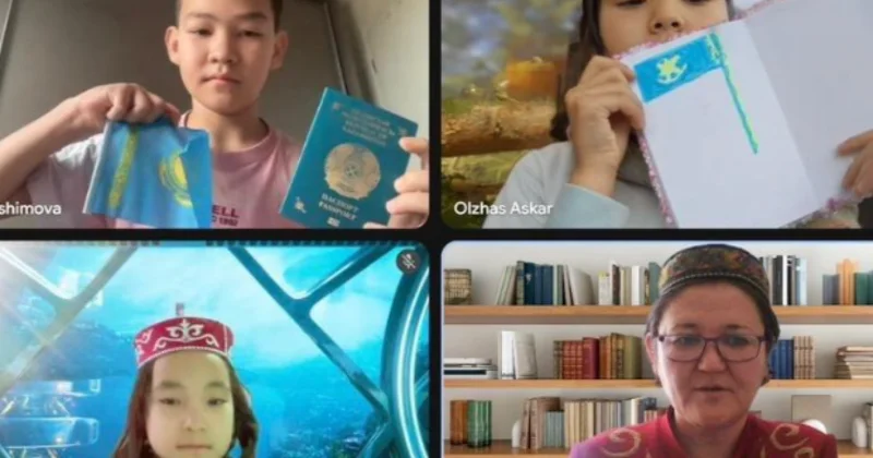 Столичная учительница бесплатно обучает казахскому языку детей из Европы