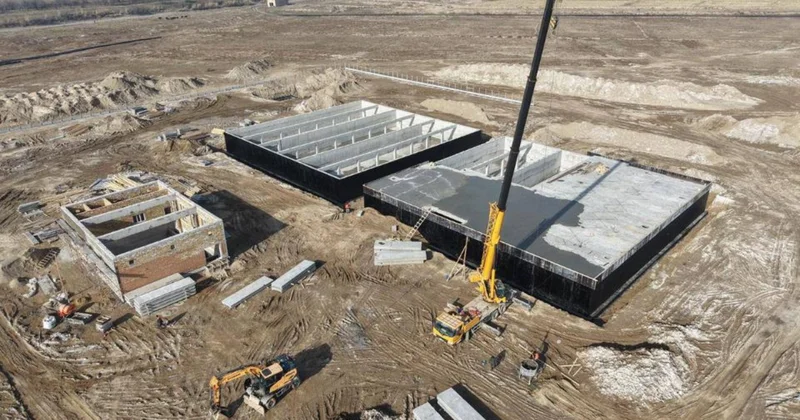 Түркістан облысында Шардара топтық су құбырының құрылысы 70% ға аяқталды