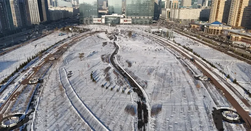 На месте пустыря у Abu Dhabi Plaza в Астане строят новую президентскую библиотеку