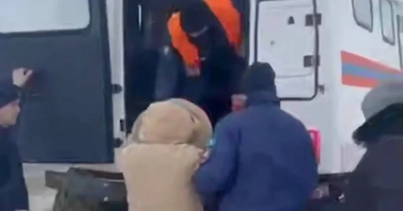 Актюбинка чуть не родила на трассе в сильную метель (видео)