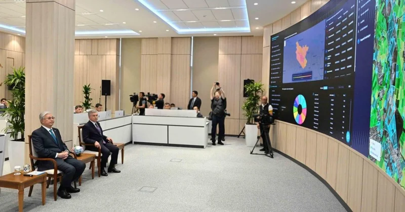 Токаев и Мирзиёев посетили новый Ситуационный центр в Бухаре