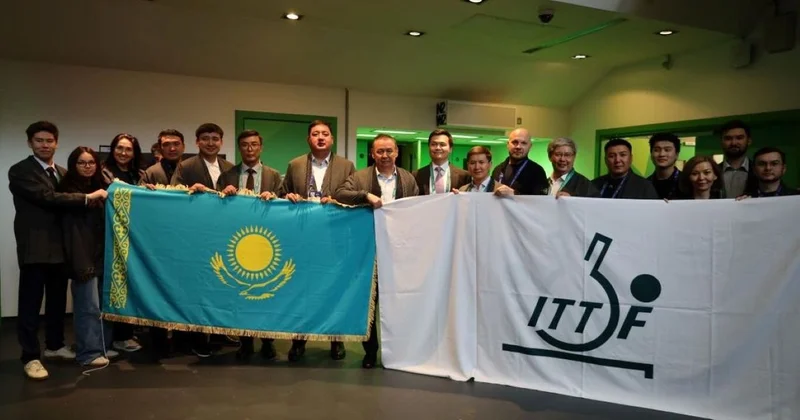 Астана впервые примет чемпионат мира по настольному теннису: флаг турнира официально передали Казахстану