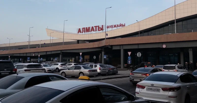 В зоне вылета аэропорта Алматы обрушилась вентиляционная труба