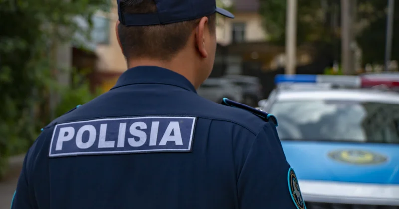 СҚО да пышақ кезенген ер адам полиция көлігінің ішінде учаскелік инспекторға шабуыл жасады