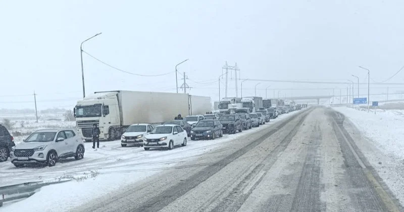 Көктайғаққа байланысты Павлодар Астана автобанында жол қозғалысына шектеу қойылды