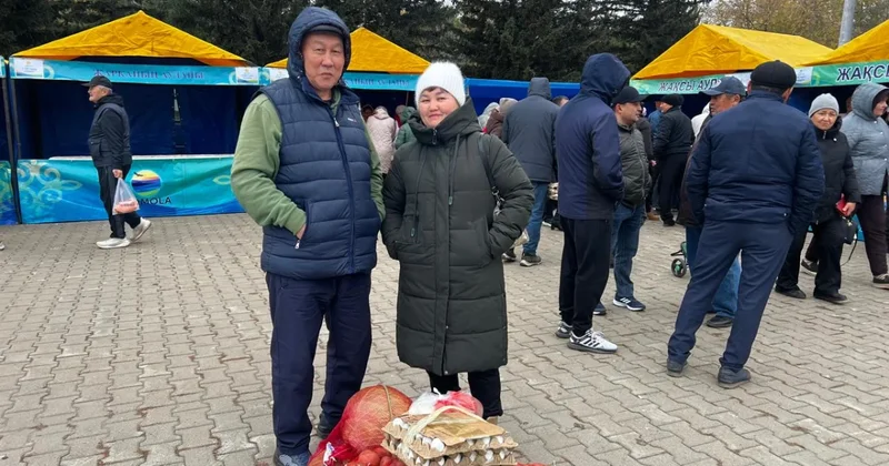 Говядину раскупили за два часа на социальной ярмарке в Кокшетау