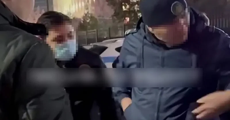 Сотрудники КНБ устроили погоню за полицейским: видео попало в сеть