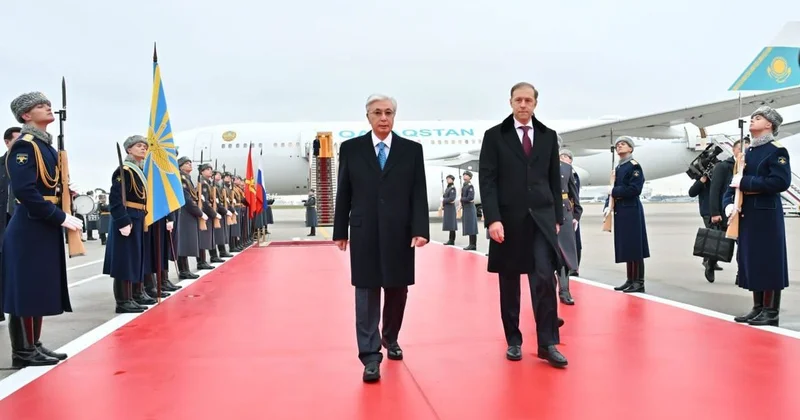 Токаев прибыл в Москву (фото)