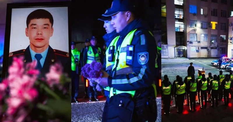 ​ Атырауда полицейлер антына адал қызмет еткен Шалқар Ақымғалиевті еске алды