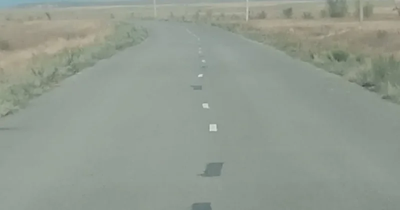 Пьяную дорожную разметку обнаружили в Актюбинской области