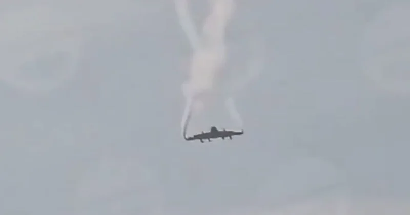 Турецкий военный самолет разбился в Грузии (видео)