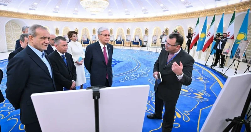 Масуд Пезешкиан қазақ тарихына қатысты бірқатар көне қолжазбаның көшірмесін әкелді