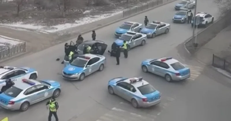 Потерпевших поймали полицейские во время задержания в Актобе (видео)