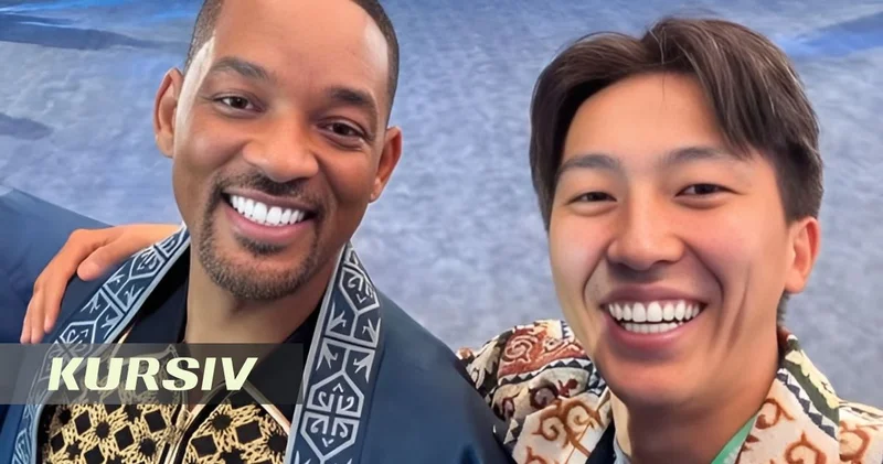 Will Smith appears in Kazakh style in Dubai
