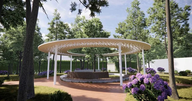 ​Атырауда орталықта салынып жатқан саябақтың ашылуы көктемге шегерілді