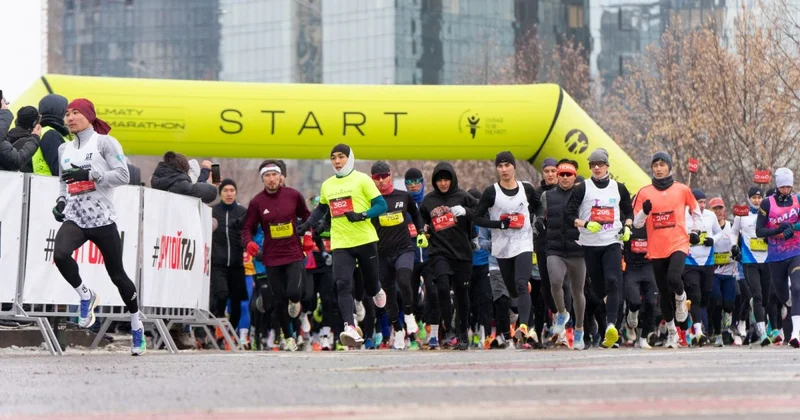 Движение транспорта ограничат из за городского забега в Алматы